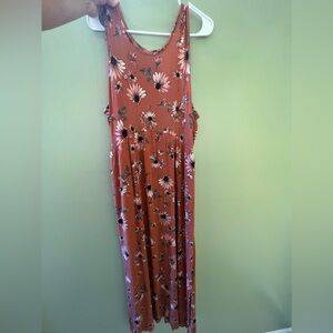 Maurice’s flower maxi sleeveless dress XXL 24/7